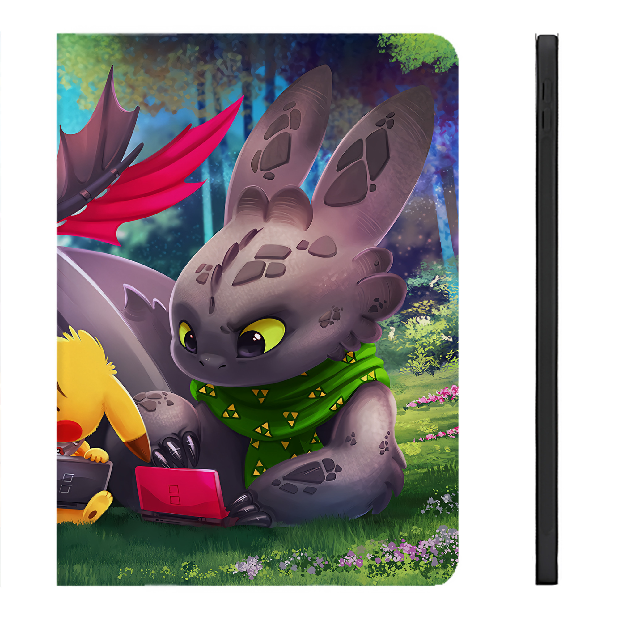 （画像用） ポケットモンスター Pokémon IPadケース ペンホルダー付き ブックスタイルデザイン